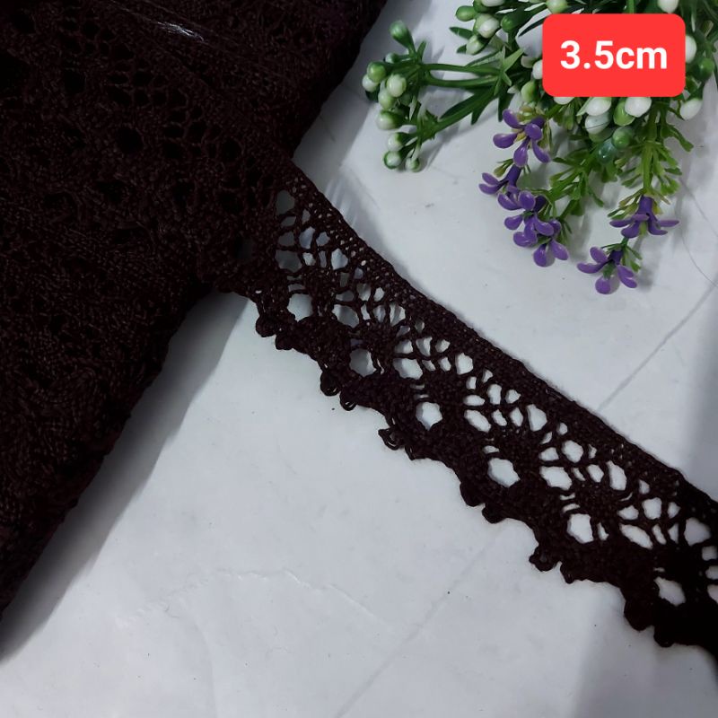 Ren chỉ cotton trang trí , phụ liệu may vá, size 1.5 cm đến 4.7cm
