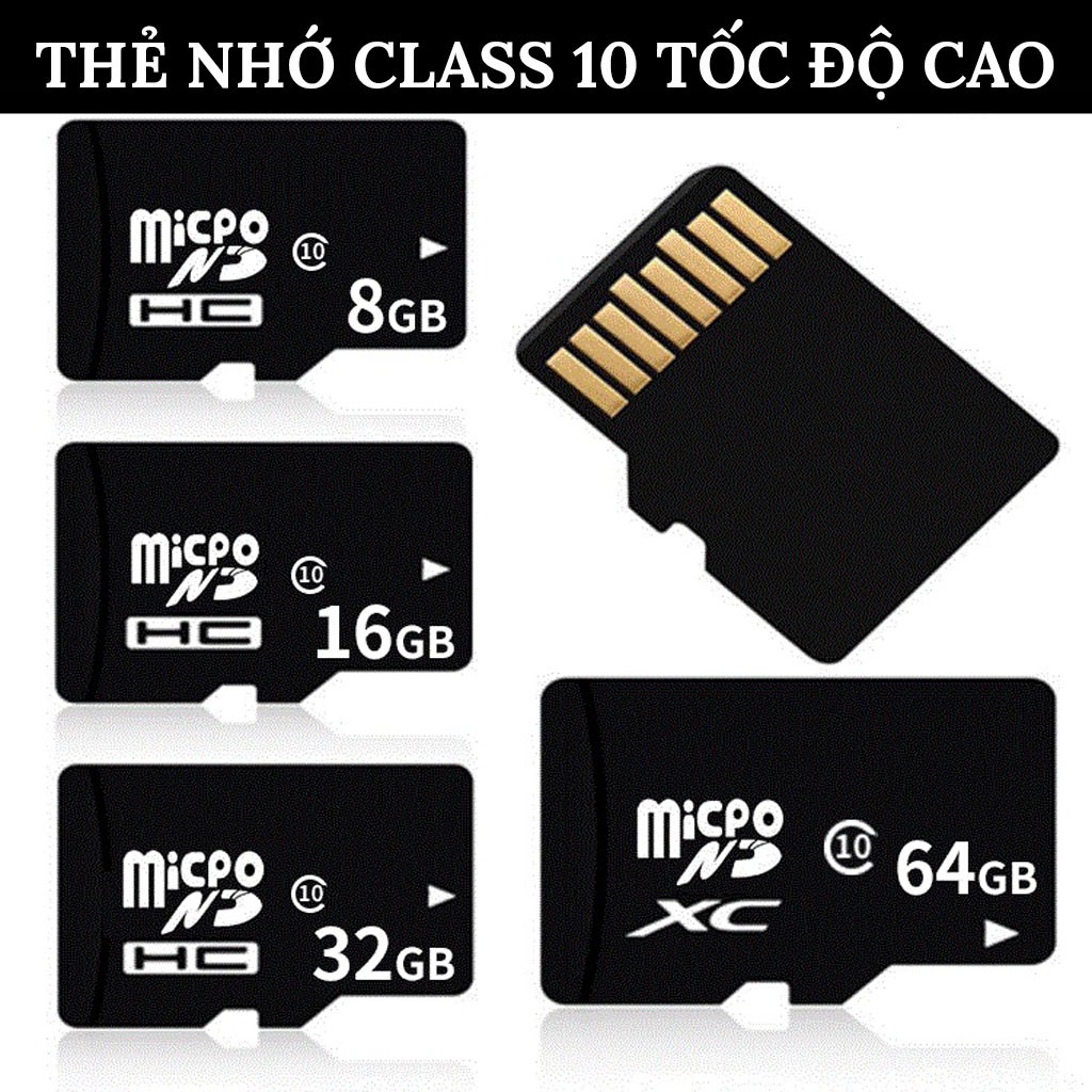 Thẻ Nhớ Micro SD Class 10 Tốc Độ Cao