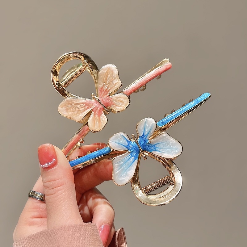 Kẹp Tóc Kim Loại Cỡ Lớn Hình Bướm Thời Trang Hàn Quốc Cho Nữ