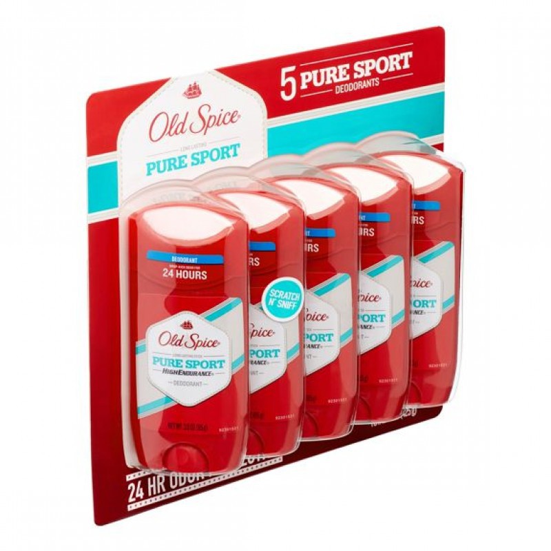 Lăn Khử Mùi Cho Nam Old Spice Pure Sport 85g High Endurance Deodorant Pure Sport, Lăn Sáp Chính Hãng Mỹ