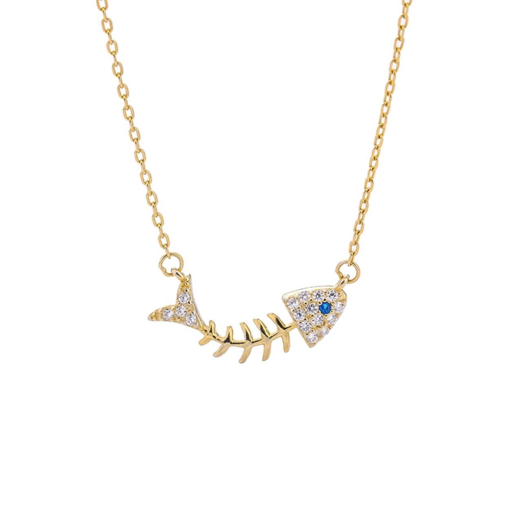 Dây chuyền nữ bạc ta mặt hình cá thời trang xinh xắn - Kho sỉ bạc Nhất Linh