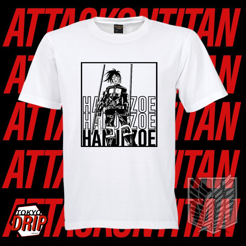 [ Sale] Áo phông Attack on Titan AOT Hange Zoe Hanji Season 4 cực ngầu giá tận xưởng