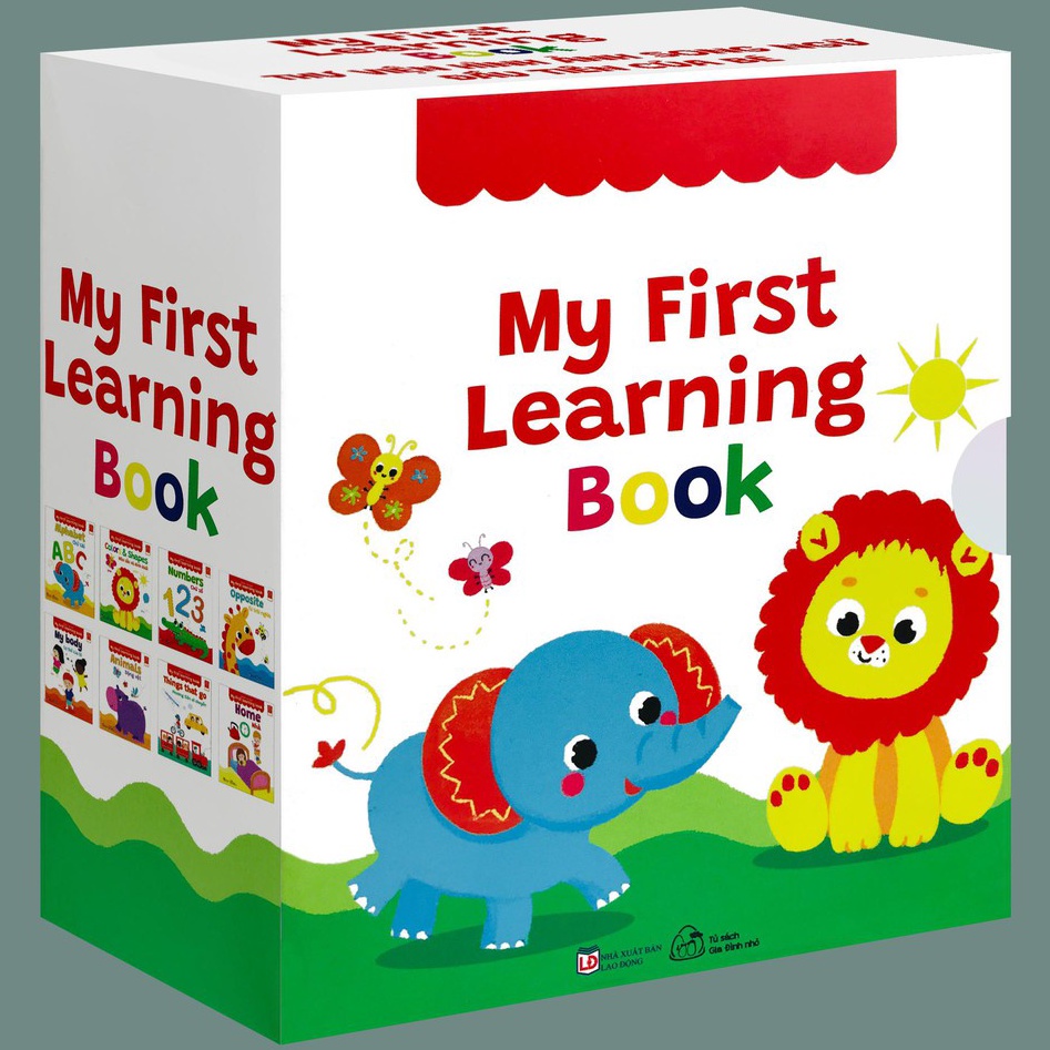 Sách - My First Learning Book - Thư Viện Hình Ảnh Song Ngữ Đầu Tiên Của Bé (Bộ 8 quyển)