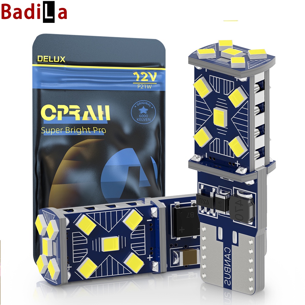 Set 2 Bóng Đèn LED T10 2016 15SMD Cho Xe Hơi