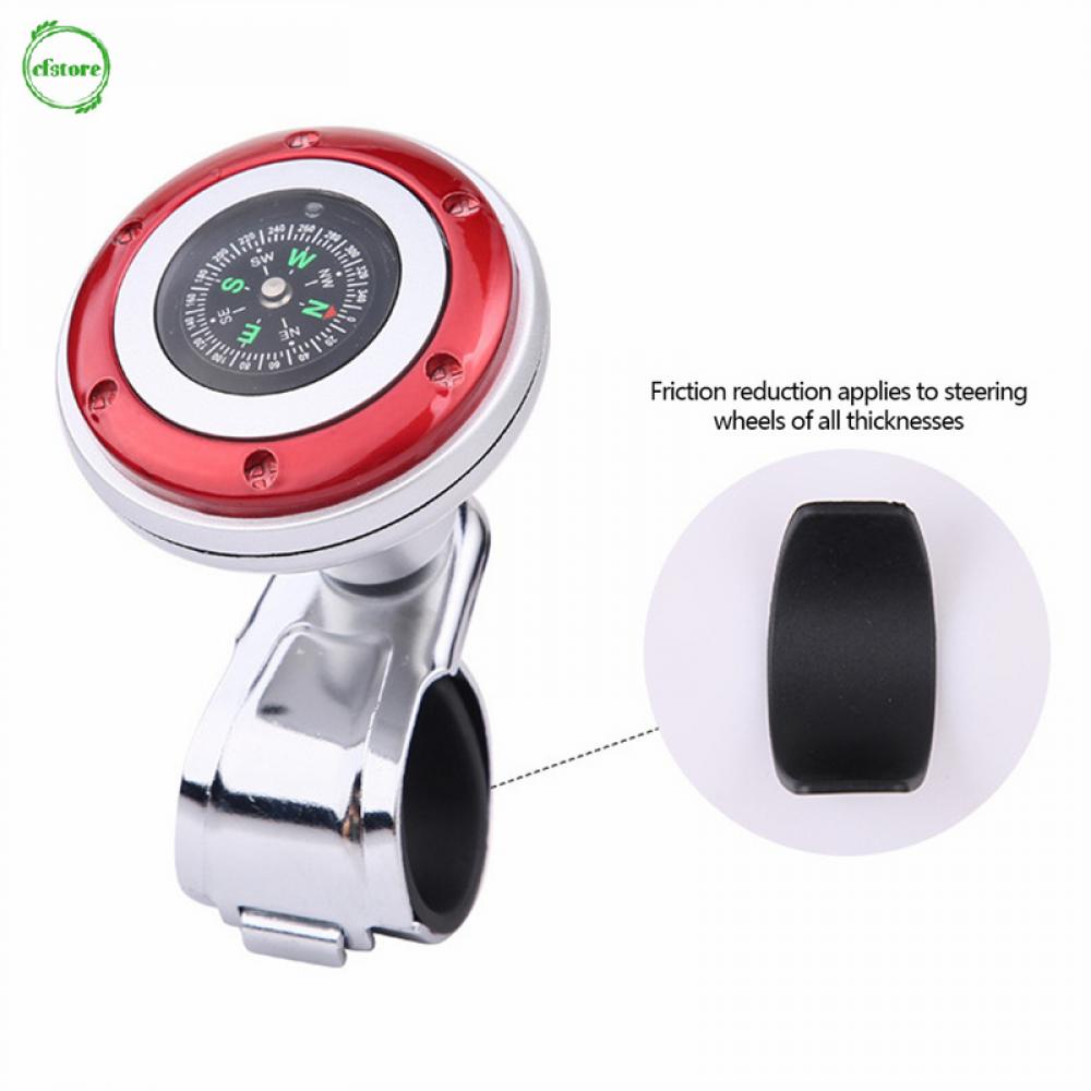 Núm Xoay Gắn Vô Lăng Xe Hơi Với La Bàn 360° Tay Cầm Điện Tăng Cường Bóng