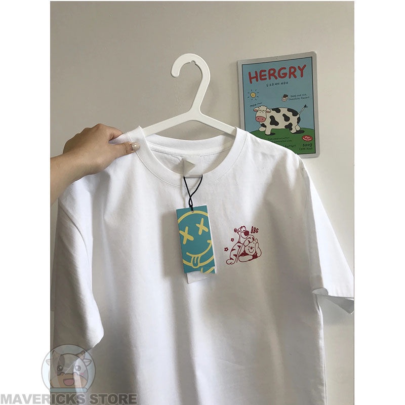 Áo Thun cotton Tay Ngắn Phong Cách Thời Trang Hàn Quốc Hàng Mới 2022