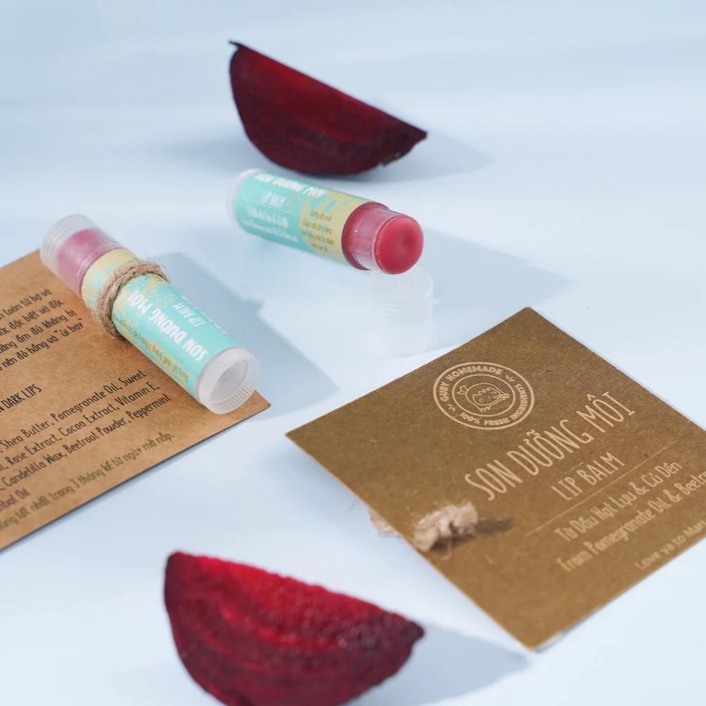 Son Dưỡng LIP BALM handmade by GUBY HOMEMADE