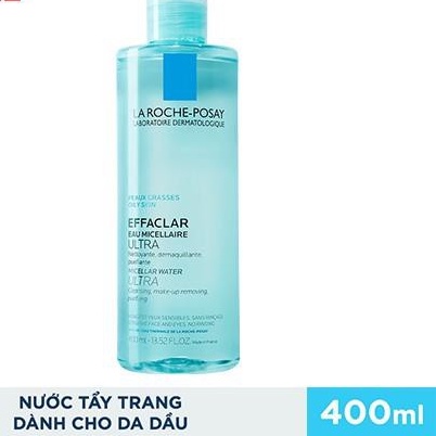 Nước làm sạch sâu tẩy trang cho da dầu nhạy cảm La Roche-Posay Micellar Water Ultra 400ml