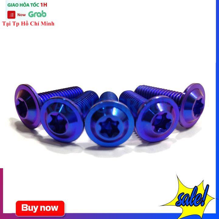 Ốc GR5 8li25 Đầu Dù Mỏng Gắn Đĩa Nhiều Loại Xe Máy ( Giá 1 Con)
