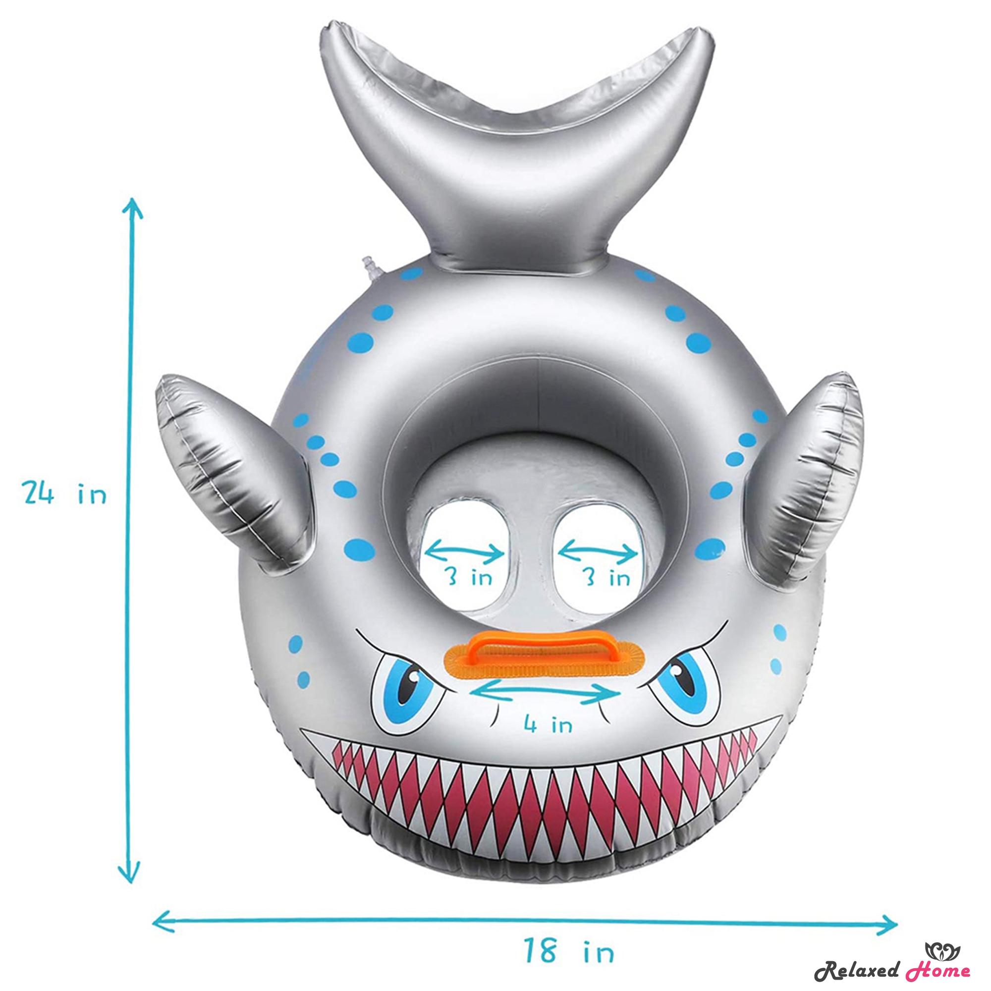 Phao Bơi Tròn Hình Cá Mập / Cá Mập Cho Bé | BigBuy360 - bigbuy360.vn