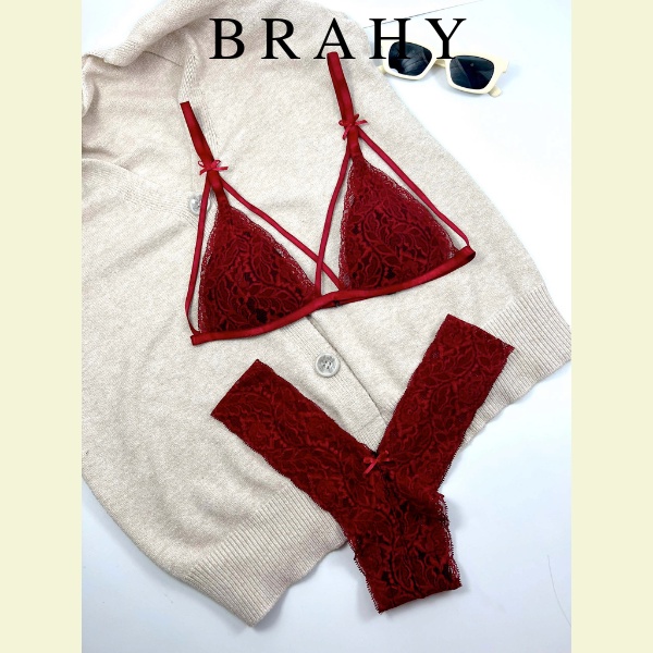 [3 MÀU] Bộ đồ lót nữ gợi cảm nguyên set gồm áo + quần BRAHY 129