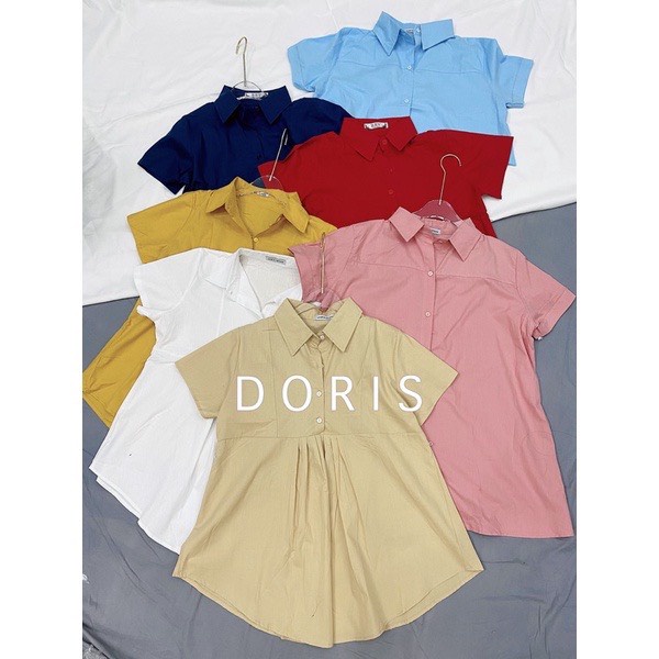 Áo Bầu sơ mi cộc tay quốc dân