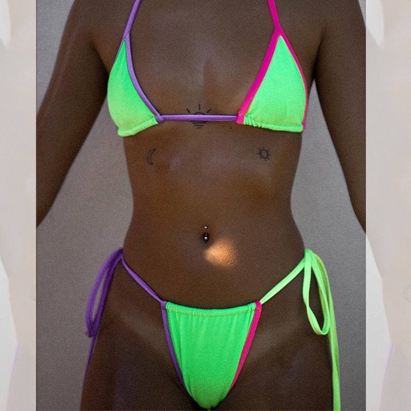 Đồ bơi 2 mảnh màu sắc kẹo ngọt cho phái nữ | BigBuy360 - bigbuy360.vn