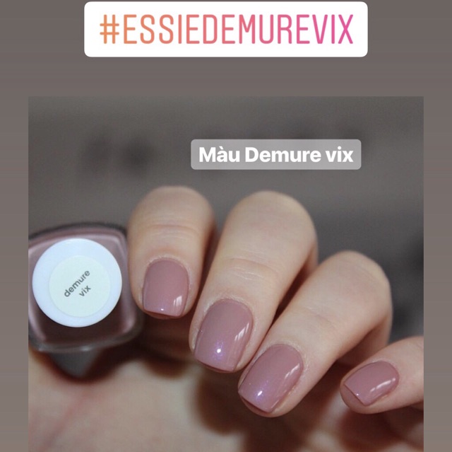 Sơn móng tay Essie chính hãng (top coat, chinchilly, merino, sole mate, bordeaux, dermure, mademoiselle, just not 11)