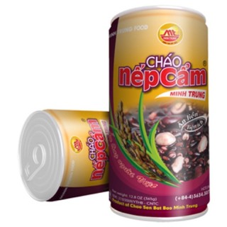 Thùng 24 Lon Cháo Nếp Cẩm Minh Trung 365gr