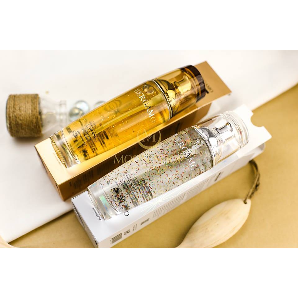 Tinh Chất Serum Bergamo 24k Gold Brilliant & white vita luminant Essence