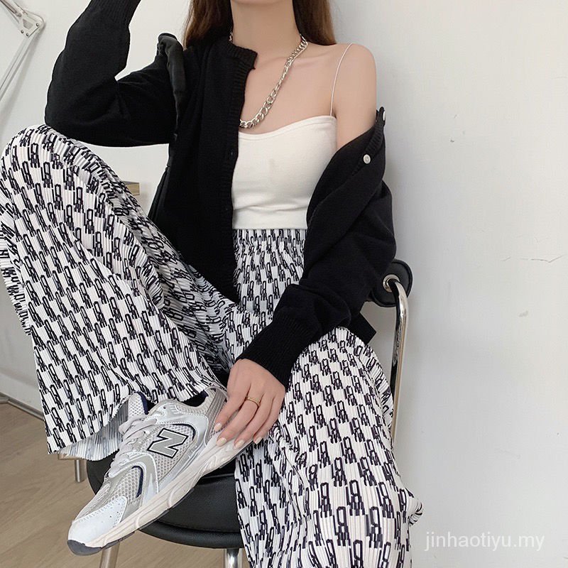 quần ống rộng Xẻ Tà Thời Trang Hàn Quốc Cho Nữ | BigBuy360 - bigbuy360.vn