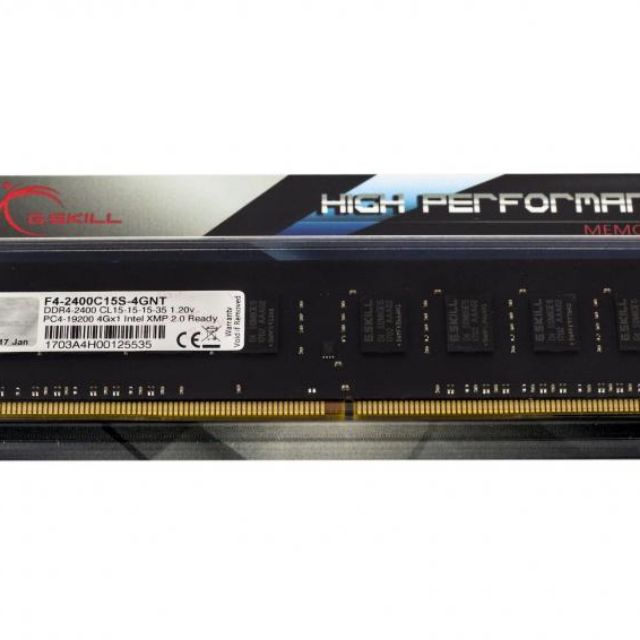 RAM G.SKILL F4-2400C17S-4GNT (1x4GB) DDR4 2400MHz