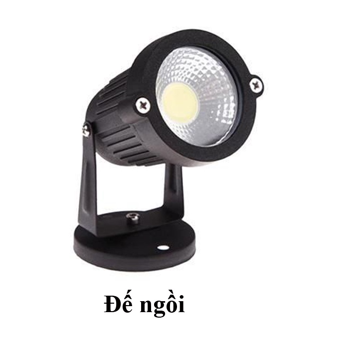 ĐÈN LED RỌI CẮM CỎ SÂN VƯỜN, ĐÈN RỌI GỐC CÂY, ĐÈN TRANG TRÍ TIỂU CẢNH. CÔNG SUẤT 5W