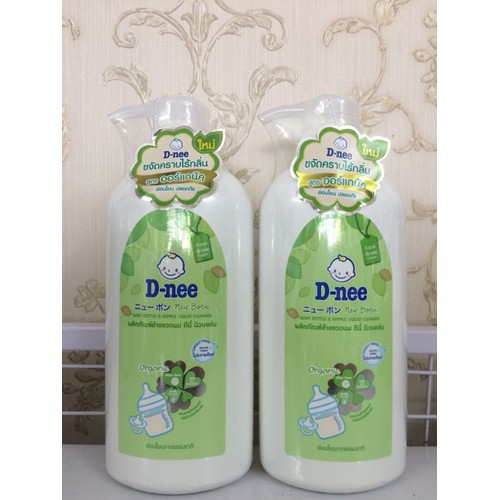 Nước Rửa Bình Sữa Dnee Organic Chai 620ml Thái Lan