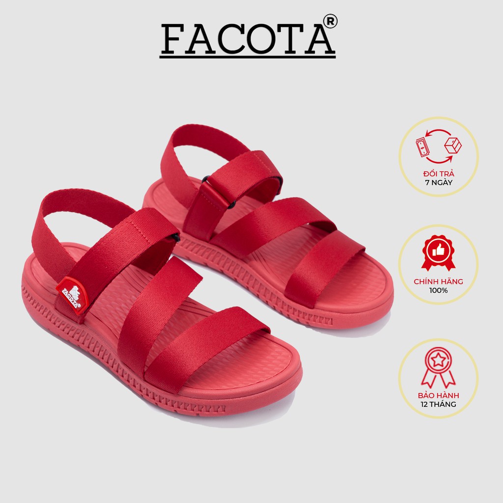 Giày sandal nữ Facota V1 Sport HA07 chính hãng sandal nữ quai dù sandal nữ đi học