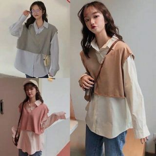 Sét 2 món sơmi croptop