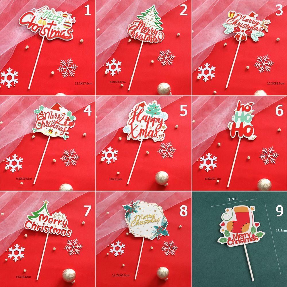 Phụ Kiện Trang Trí Bánh Kem Chữ Merry Christmas