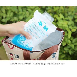 Set 4 Túi Đá Khô Giữ Lạnh Túi đá gel khô bảo quản thực phẩm an toàn