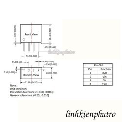 Module Nguồn cách ly 5V B0505S