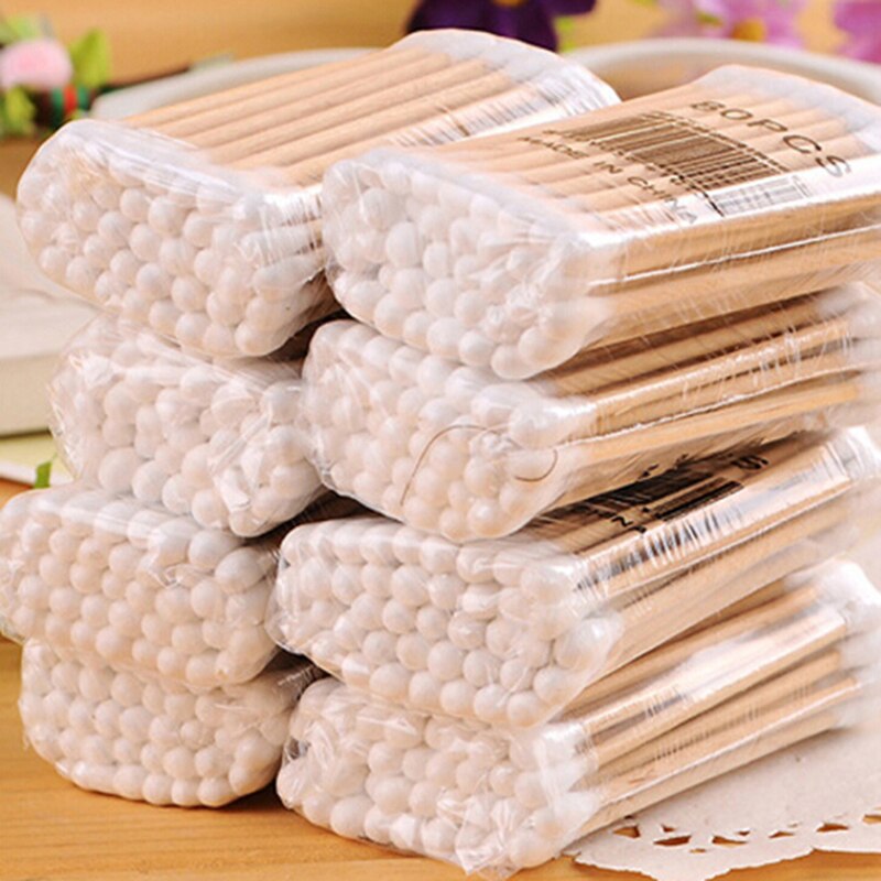 (Hàng Mới Về) Túi 40 Tăm Bông Hai Đầu Chăm Sóc Sức Khỏe Cho Bé