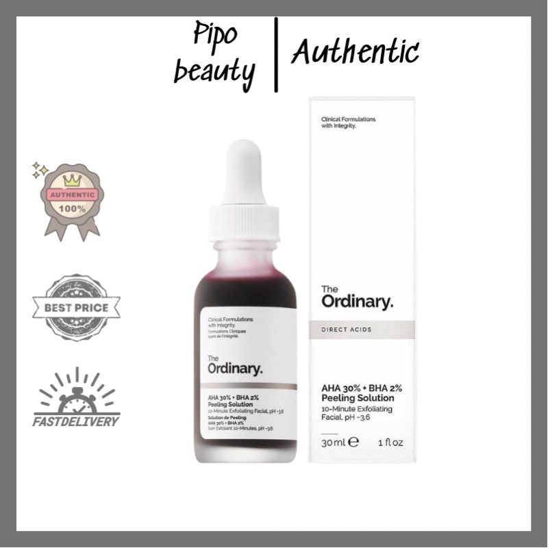 Serum peel da hoá học The Ordinary AHA 30% + BHA 2% Peeling Solution