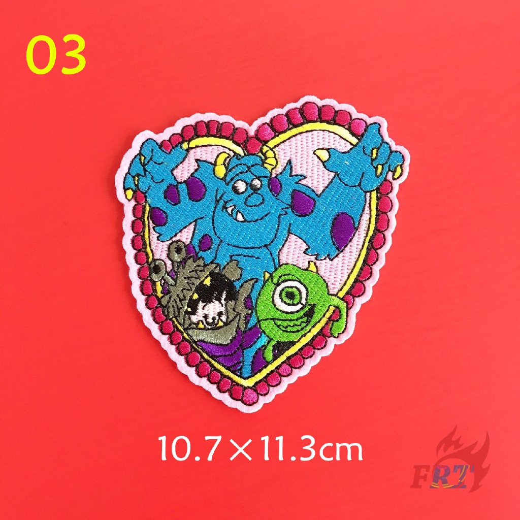 Miếng dán ủi họa tiết Disney Monsters Inc chủ đề số 03 trang trí DIY