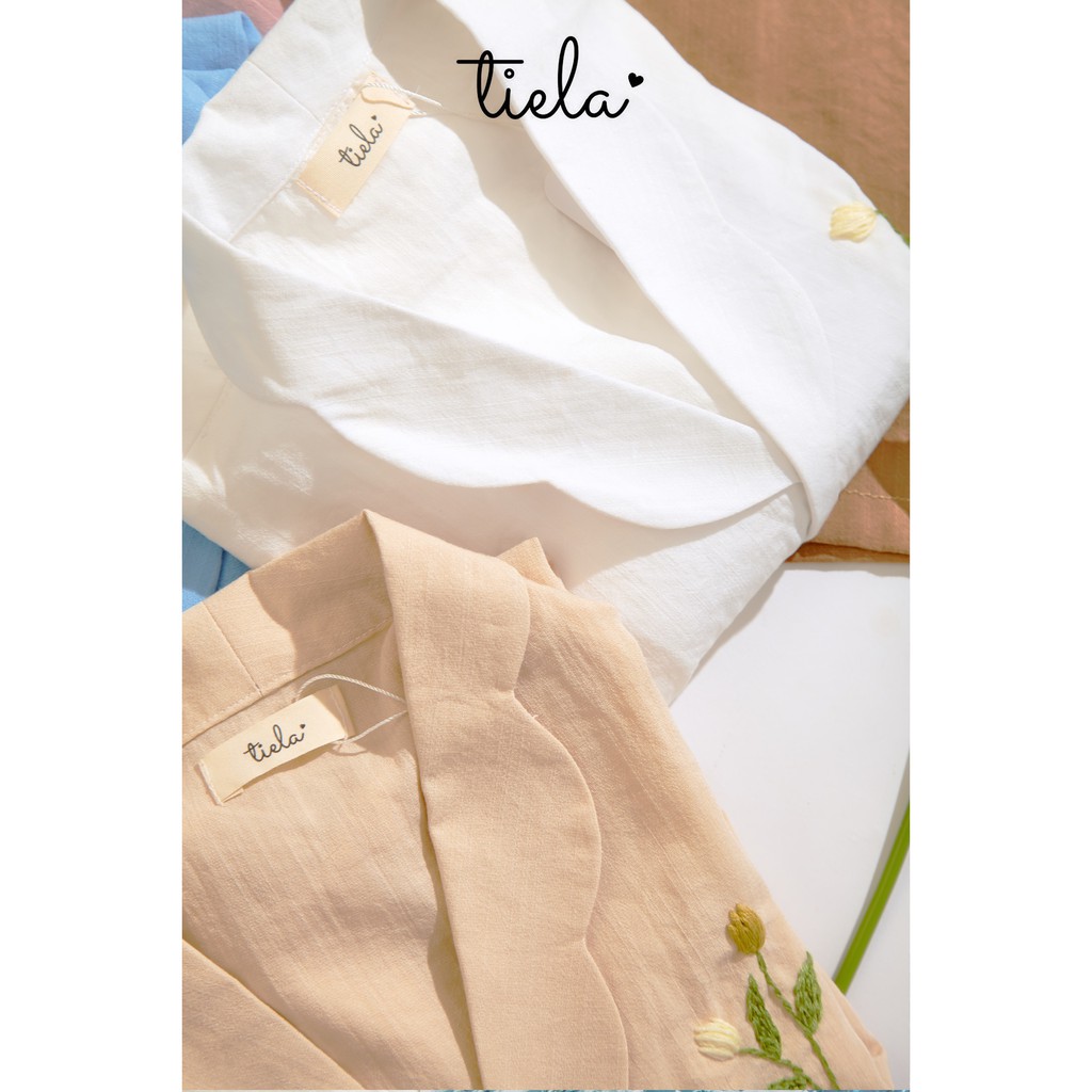 TIELA Áo sơ mi thêu hoa Tulip - Tulip Shirt