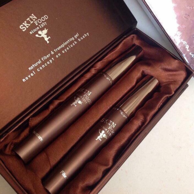 BỘ 2 CÂY MASCARA VÀ CÂY NỐI MI SKINFOOD