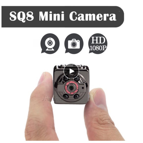 ✨Ghi Lại Những Điểm Dừng Chân✨ Camera Hành Trình Xe Máy SQ8 Siêu Nhỏ- FULL HD1080P - TẶNG Thẻ Nhớ 32GB