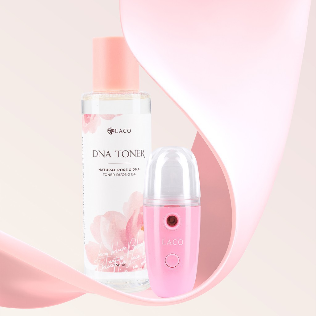 Nước hoa hồng Toner DNA Laco thu nhỏ lỗ chân lông, cân bằng độ pH 150ml - Tặng máy phun sương Nano - LAVAHA SHOP | BigBuy360 - bigbuy360.vn