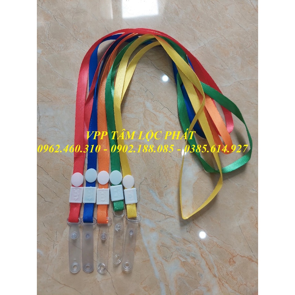 DÂY ĐEO THẺ NHÂN VIÊN, HỌC SINH , CỦ RÚT MẶT CƯỜI, KẸP THẺ SẮT, KẸP THẺ NHỰA
