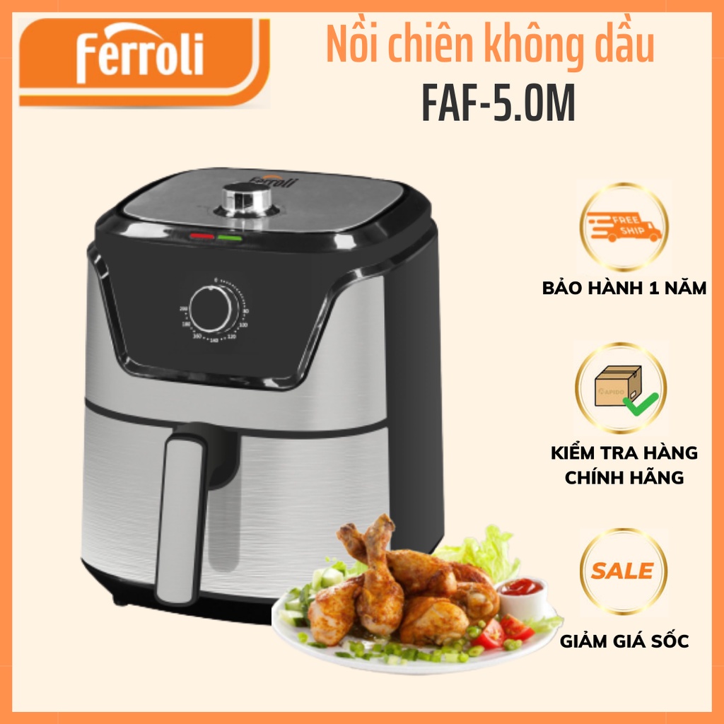 NỒI CHIÊN KHÔNG DẦU FERROLI FAF-5.0M