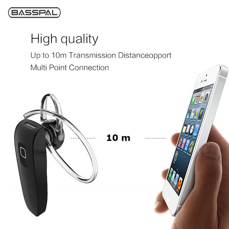 Tai nghe không dây Basspal B1 nghe nhạc rảnh tay V4.2 cho iPhone XiaoMi Samsung Huawei