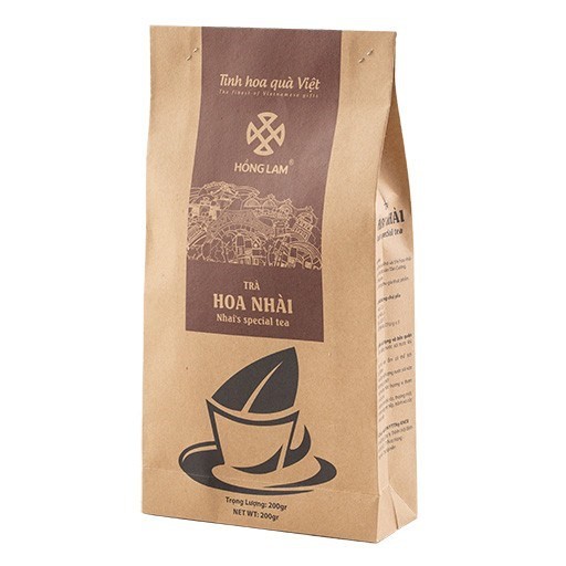 Đặc sản trà nhài Hồng Lam, dạng gói ( 200gr, 500gr ). Có vị ngọt dịu, thơm hương nhài