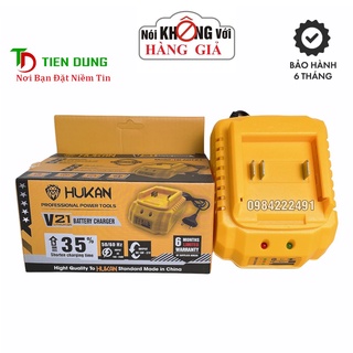 Sạc pin hukan chính hãng, đế sạc pin 21v, sạc pin chân phổ thông