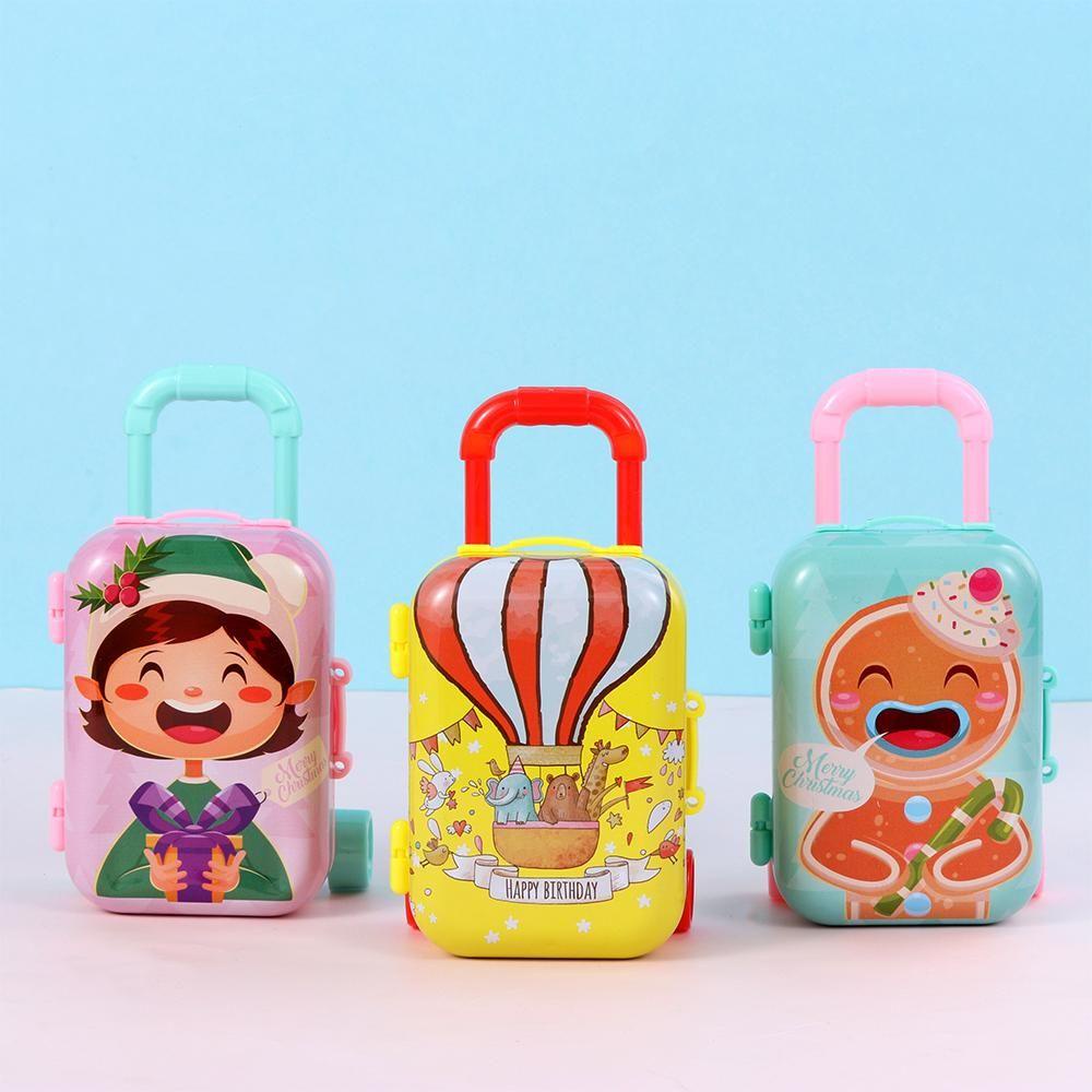 Hộp Đựng Kẹo / Đồ Chơi Trẻ Em Có Bánh Xe Kéo