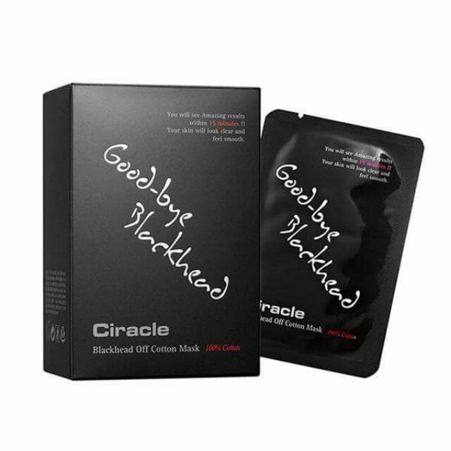 LỘT MỤN ĐẦU ĐEN CIRACLE BLACK HEAD OFF COTTON MASK