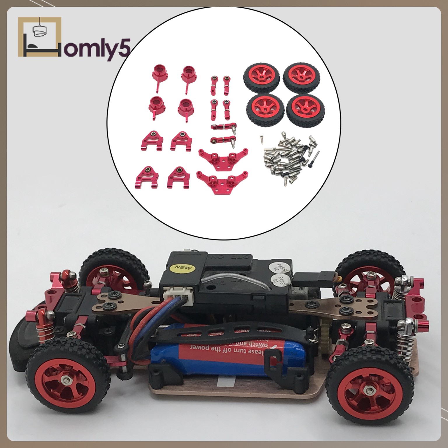 WLTOYS RC Phụ Kiện Kim Loại Cho Xe Điều Khiển Từ Xa P929 K969 K979 K989 Tỉ Lệ 1 / 28