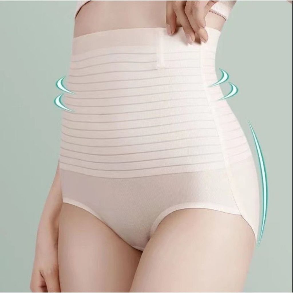 Quần gen nịt bụng giảm mỡ giữ eo đai nịt bụng định hình chống cuộn, quần lót nữ cạp cao đúc su DOPICO N7777