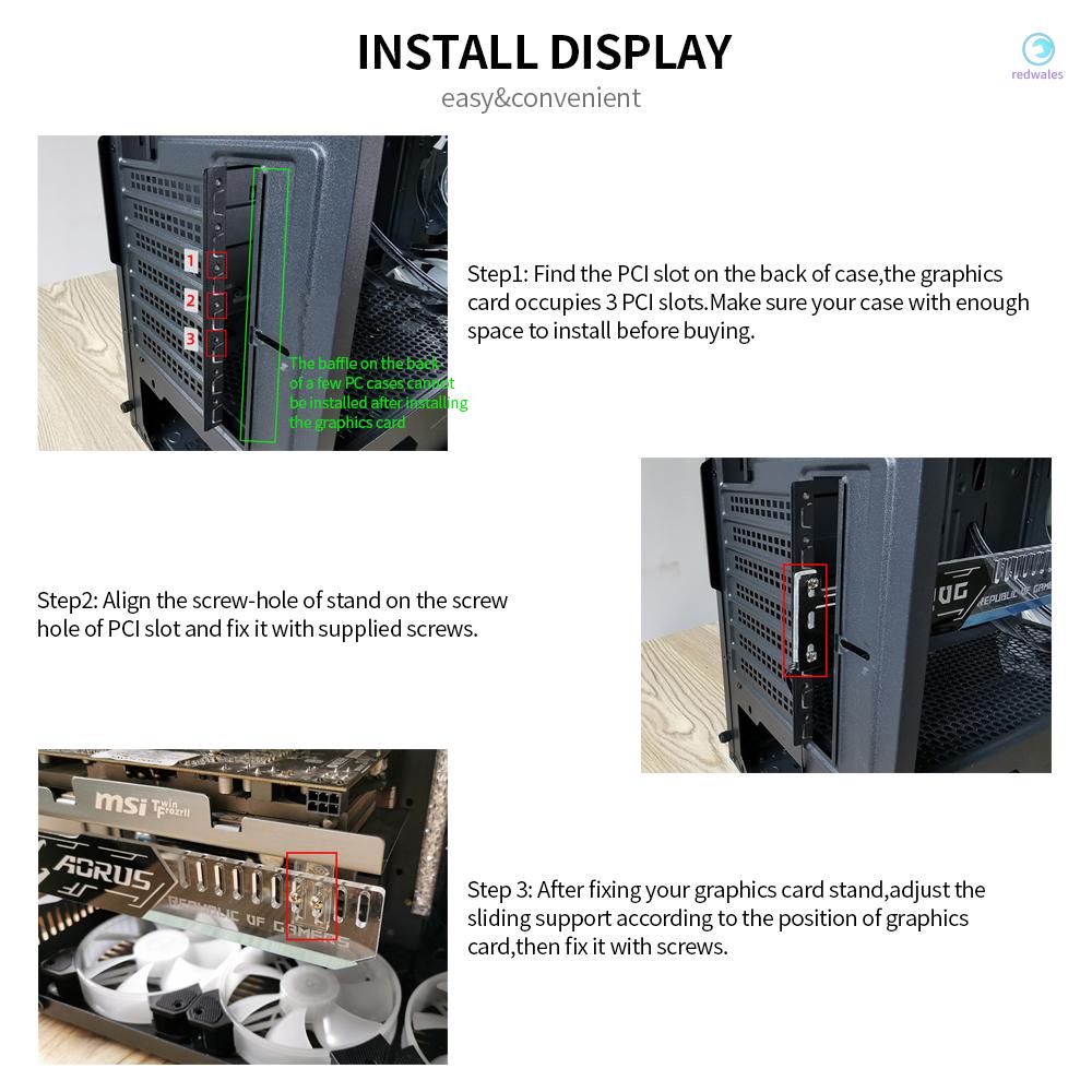 Giá đỡ card đồ họa RGB25 RGB với hiệu ứng đèn RGB 5V 4Pin | BigBuy360 - bigbuy360.vn