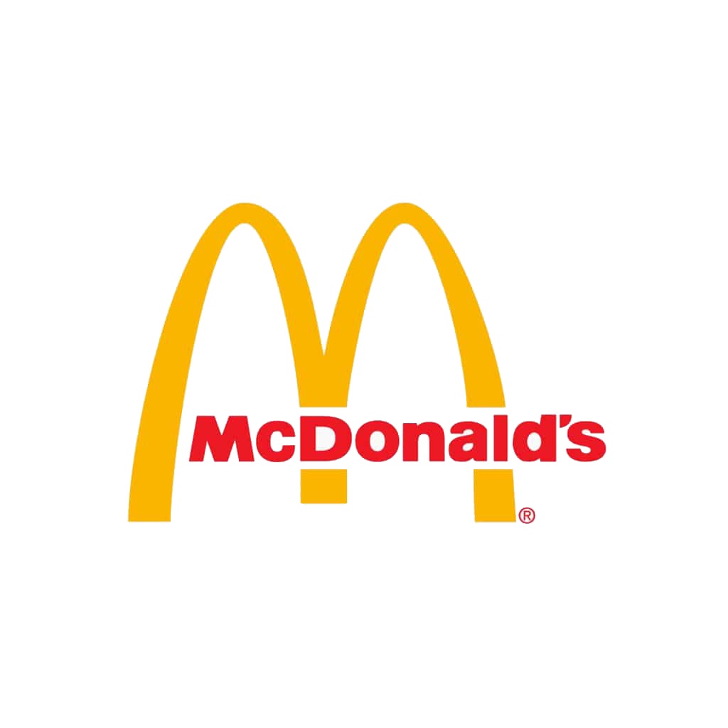 Hình dán sticker Mc Donald's, hình dán thức ăn nhanh, decal nón bảo hiểm, hình dán laptop
