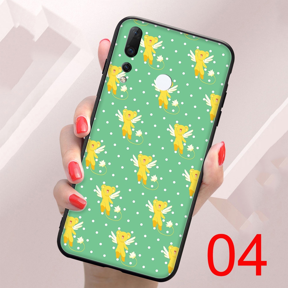 Ốp Điện Thoại Mềm Viền Đen Hình Thủ Lĩnh Thẻ Bài Sakura Kero Cho Huawei Nova 2 2i 3 3i 4 4e 5i 5t 7 Se Lite