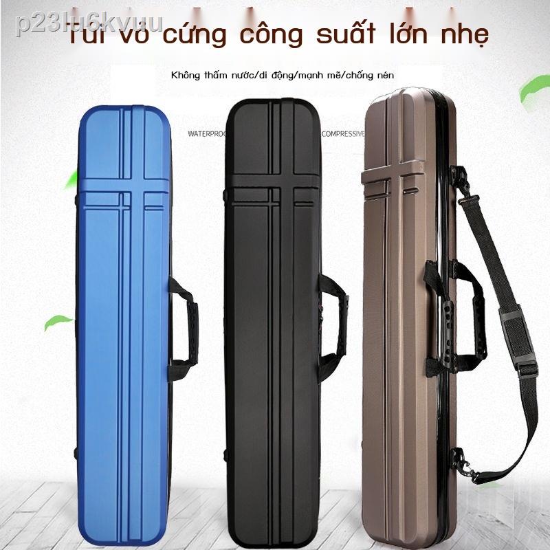 ♛ p23lu6kvuuTúi đựng cần câu cá túi đồ nghề vỏ cứng đa năng đi biển chống thấm nước