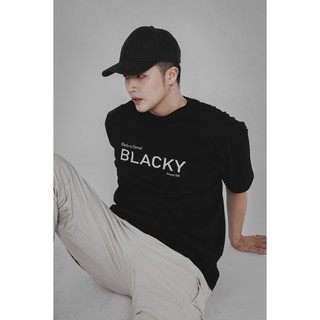 M6 Tee - Áo Thun Basic đen chữ trắng form rộng